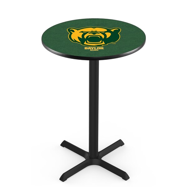 42" Blk Wrinkle Baylor Pub Table